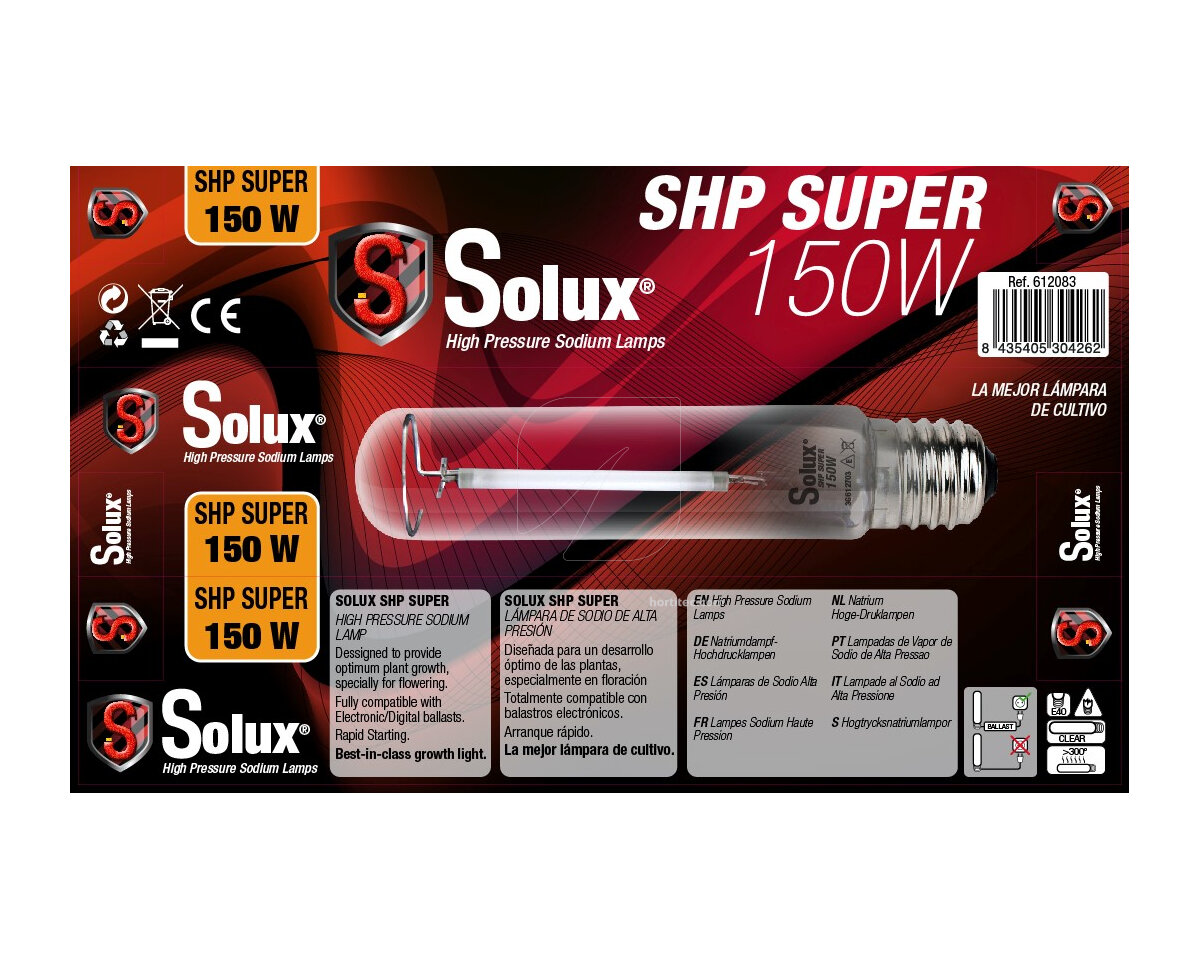 150W super HPS Solux bulb