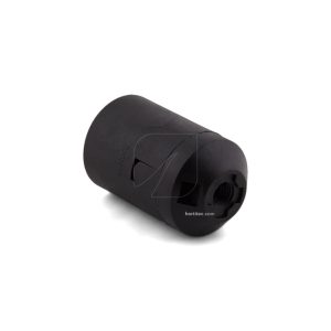 Portalámparas negro E-27