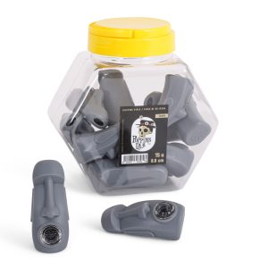 Pipas silicona moais 8,8cm (display 15 u) Poppins Lab