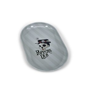 Bandeja de metal rayas 130x80mm Poppins Lab