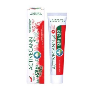 Activecann gel efecto calor cbd + cbg gel de masaje