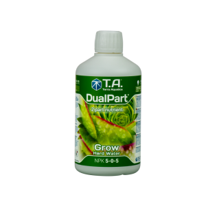 Dualpart grow agua dura 0.5 l terra aquatica