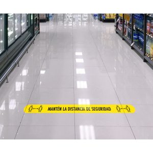 Vinilo suelo largo amarillo esp