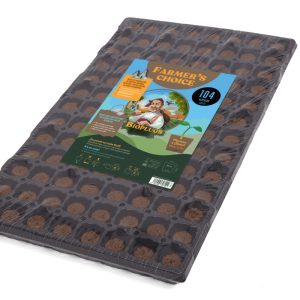 Bandeja Bioplugs Dry 104 alv (37 x 37 x 50 mm) Farmer´s Choice