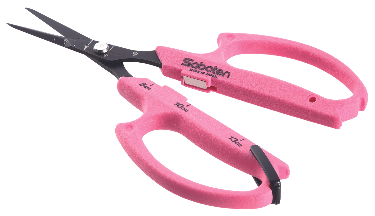 Tesoura automática reta verde Saboten