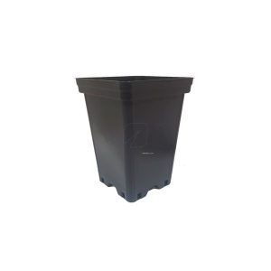 Maceta cuadrada negra (18x18x25cm)