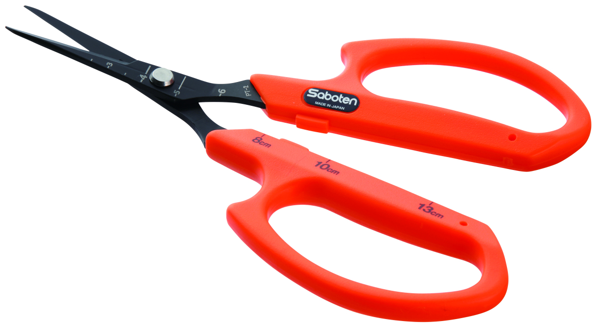 Tijera angulada naranja Saboten