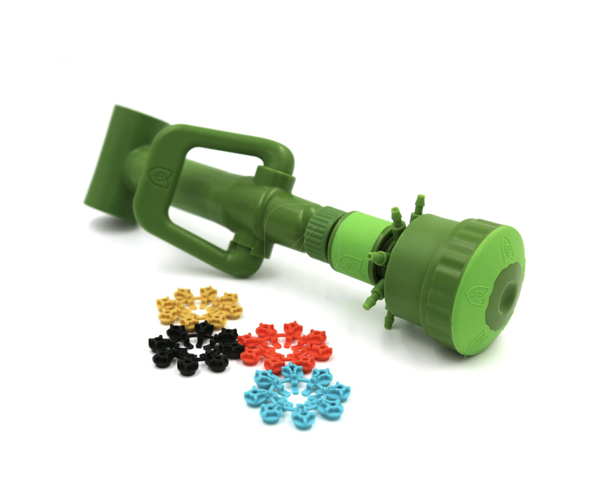 Sistema de tuberías de desconexión rápida con burbujeador de flujo múltiple con forma de T 3/4" 19 mm