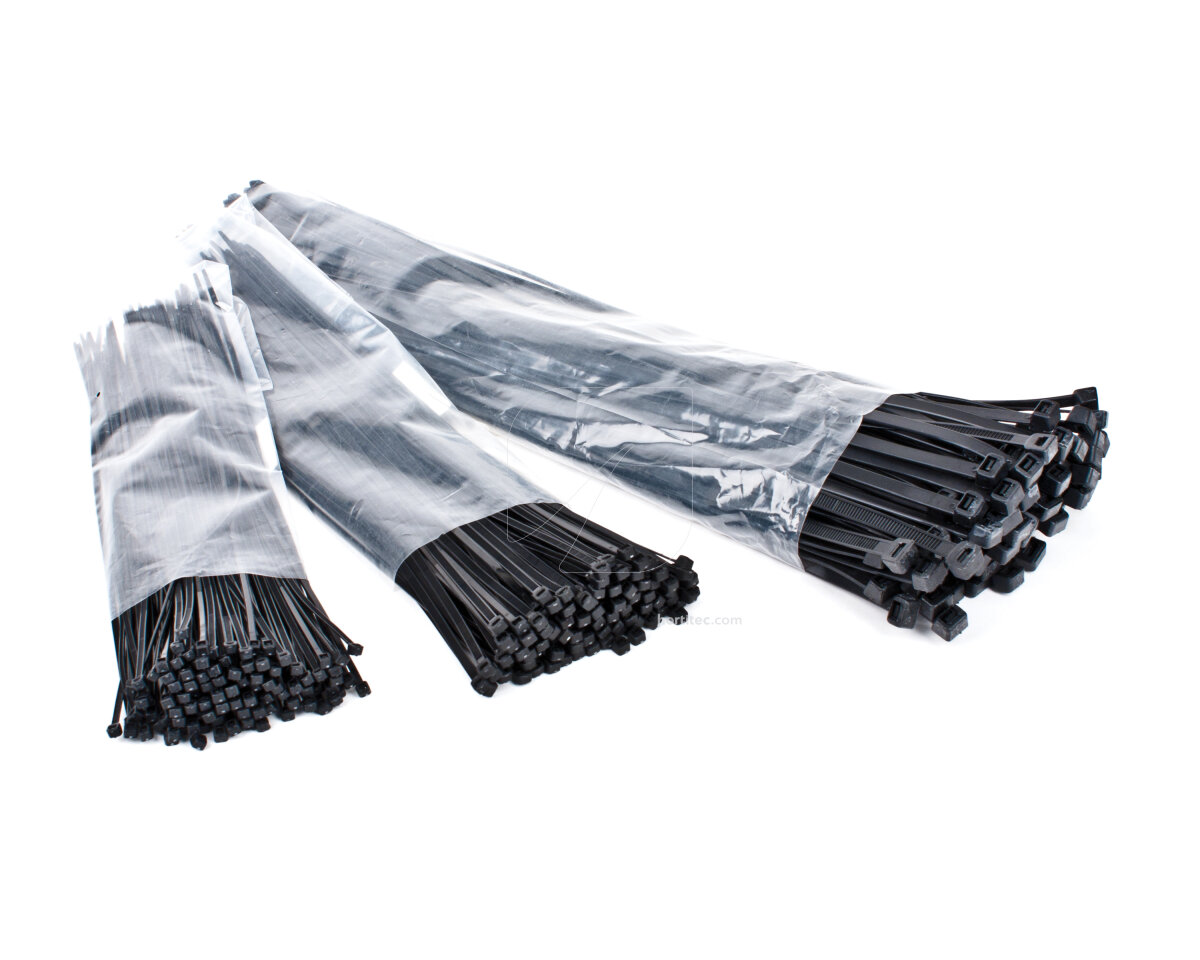 Brida negra 300 x 3,5 mm (100 uds)