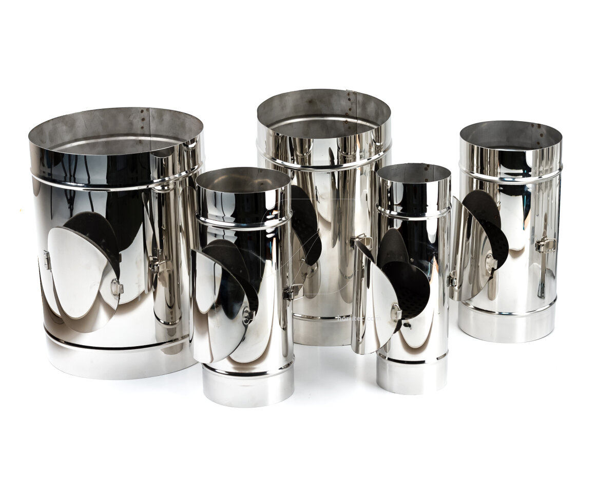 Manguito metálico 125mm antiolores