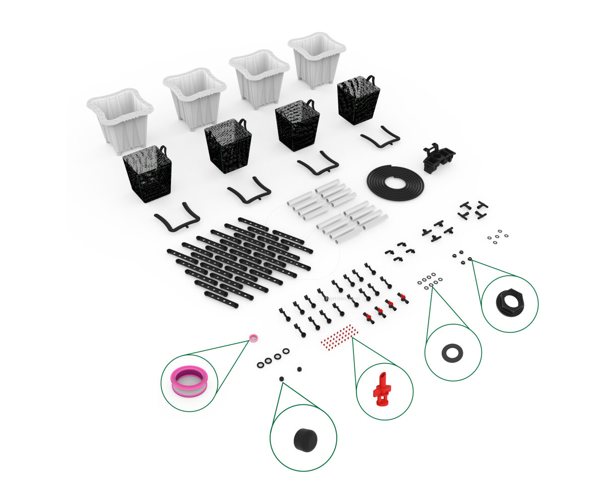Kit Medical 4 Planter 37,85 L (10 gal) The Bucket Company