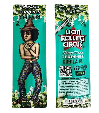 Papel Hemp Wrap gorila