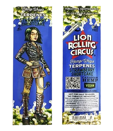 Papel Hemp Wrap strawberry short cake