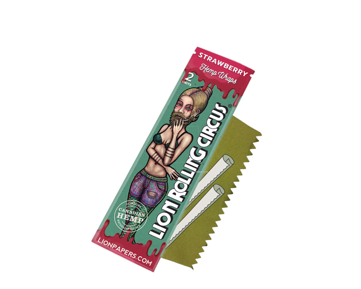Papel Hemp Wrap strawberry