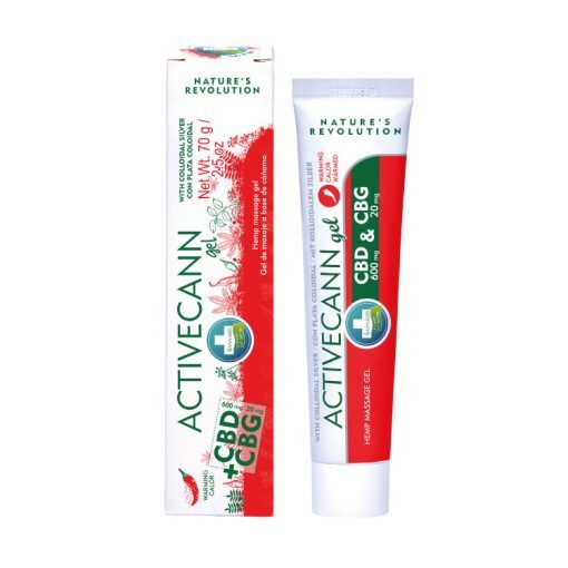 Activecann gel efecto calor cbd + cbg gel de masaje