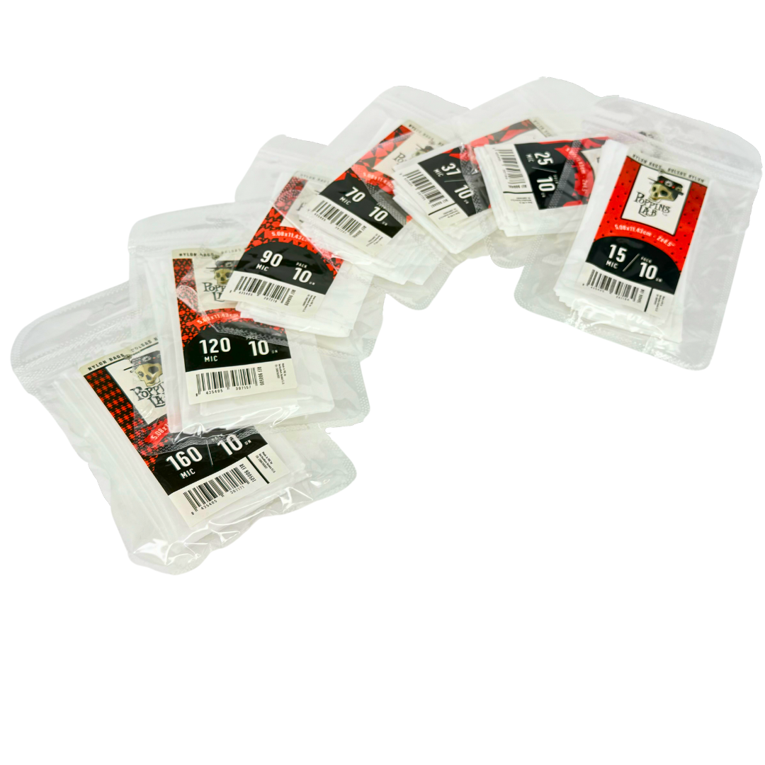 Bolsa nylon 15 mic 5x11cm (10 u) Poppins Lab