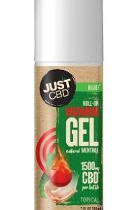 Roll-on warming gel natural menthol Just CBD