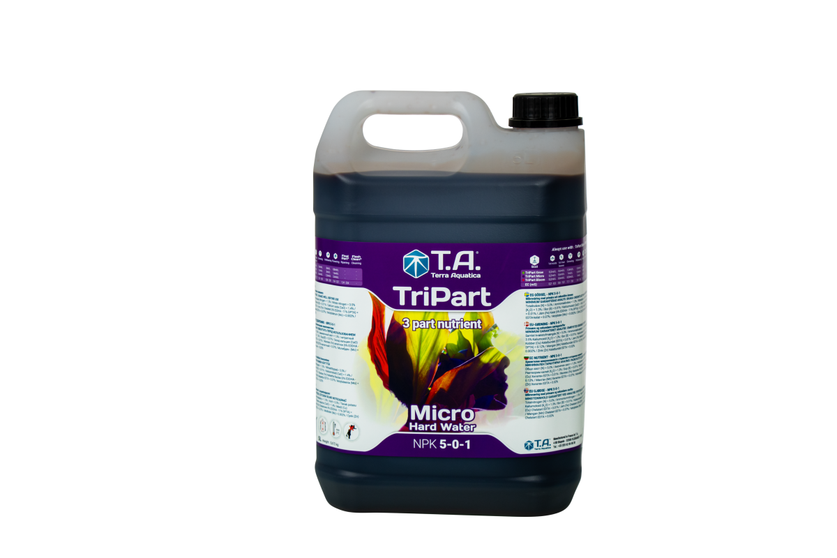 Tripart micro agua dura 5 L Terra Aquatica
