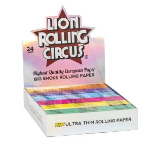 Papel silver big smoke (24 uds) Lion Rolling Circus