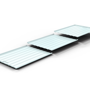 Bandeja de final sin desague (120x204 cm) Staal&Plast