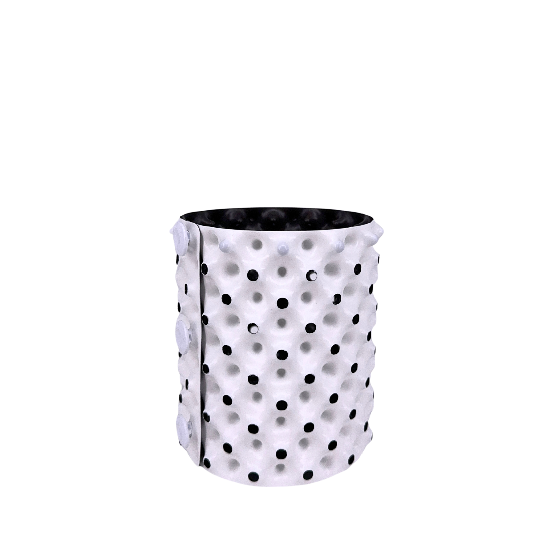 Maceta redonda white outside/black inside 12 L Root Plus - Image 2