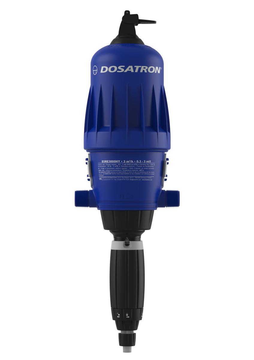 Dosatron max 0,03 a 0,3%-1,25 a 11ml/gal D3RE3000BPVFHY