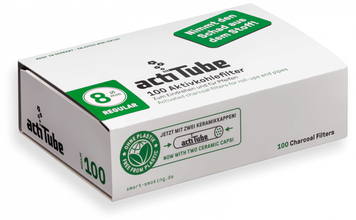 Filtro caja 100 u (ø 8 mm) Actitube