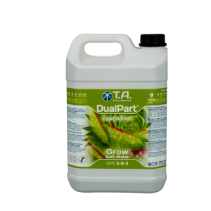 Dualpart grow agua blanda 5 l terra aquatica