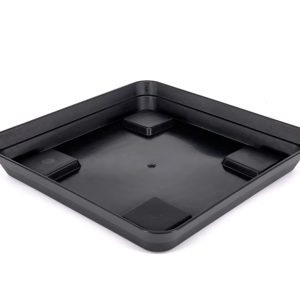 Plato cuadrado compatible con maceta 18-20-22 cm