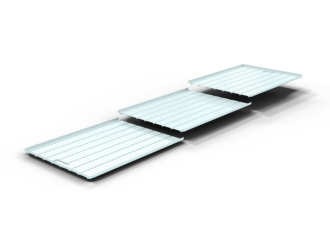 Bandeja del medio (120x204 cm) Staal&Plast