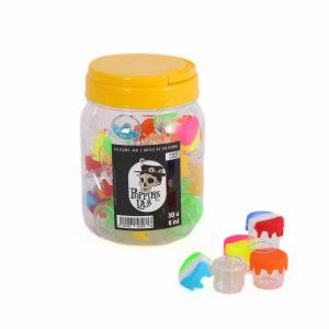 Botes cristal / silicona 6 ml (display 30 u) Poppins Lab