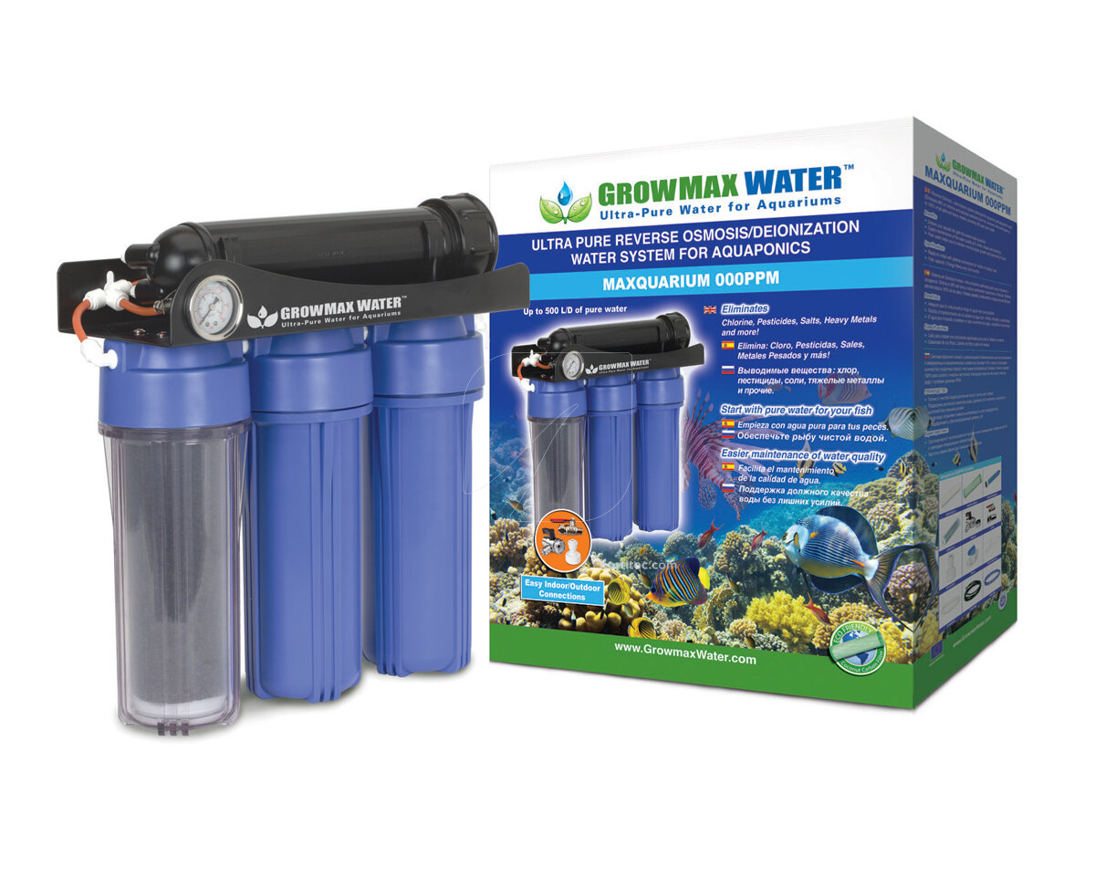 Sistema de osmosis inversa + des-ionización Maxquarium 000 PPM