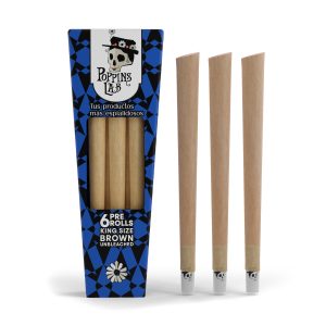 Conos ks marrón/sin blanquear (6 uds) 12 Displays Poppins Lab