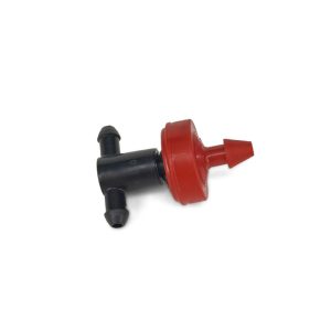 Gotero 2 l/h salida recta con distribuidor de dos salidas