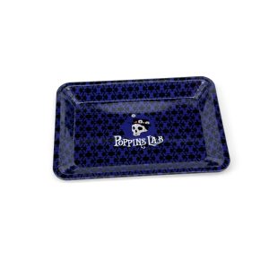 Bandeja de metal azul 180x125mm Poppins Lab