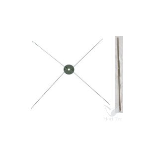 Kit rec cuchilla cruzada y recta  peladoras 24'' (60,96 cm)