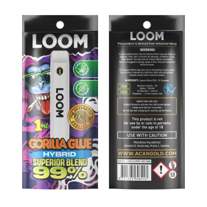 Vaper desechable Loom Gorilla Glue Hybrid 1ml Superior Mix