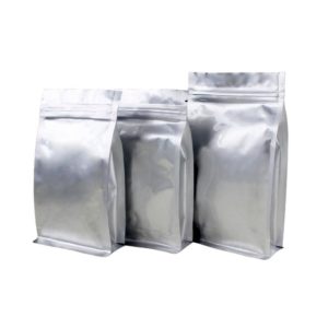 Bolsa zip aluminio 20x30+8cm base plana sellable (pack 50 uds.)