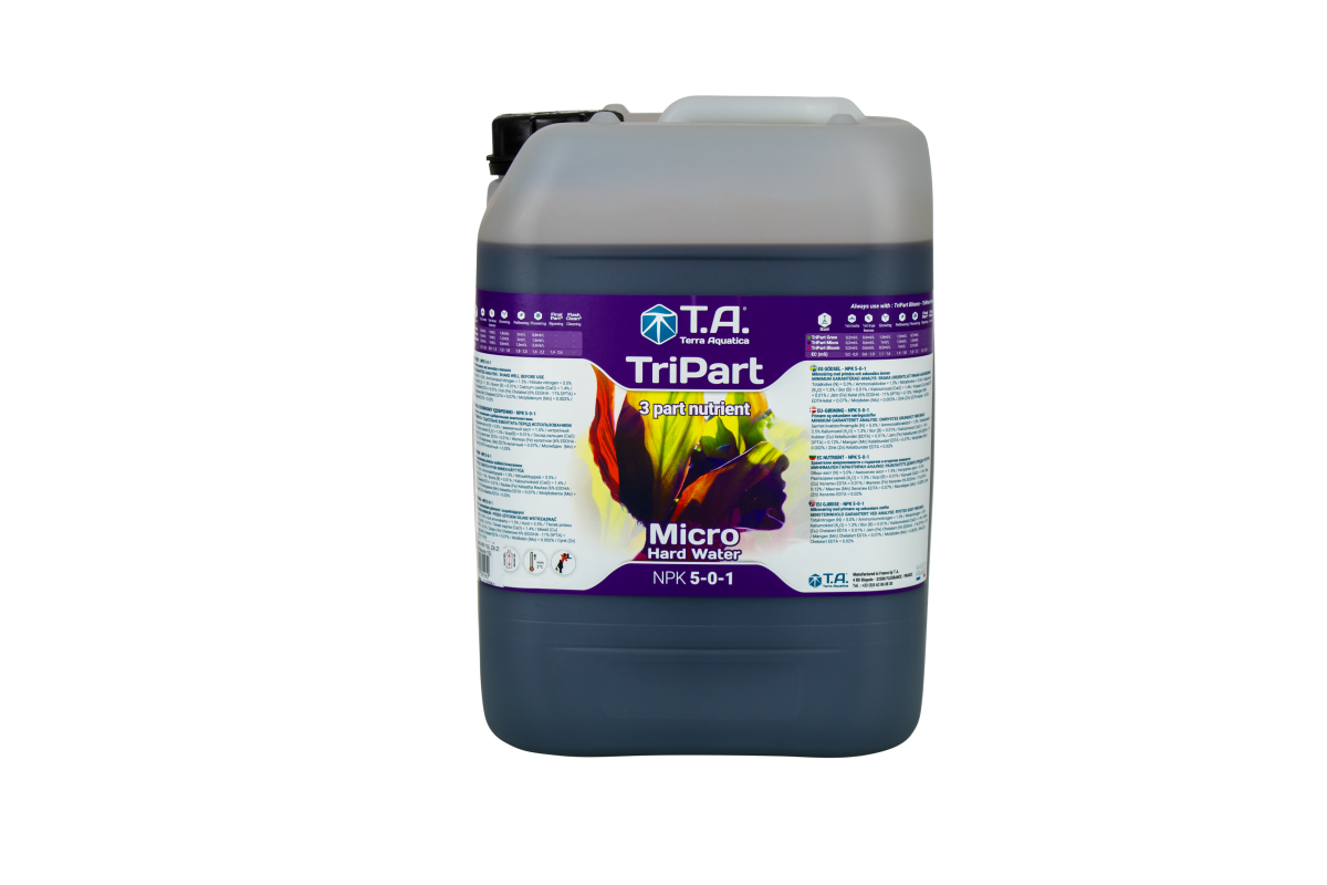 Tripart micro agua dura 10 L Terra Aquatica