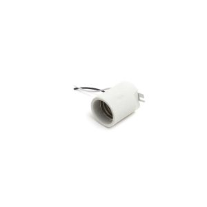 Casquillo portalámparas porcelana E40