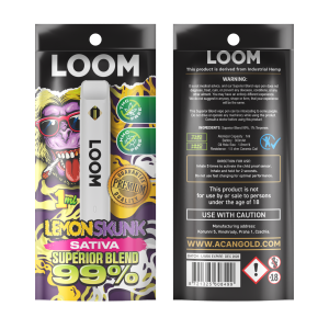 Vaper desechable Loom Lemon Skunk Hybrid 1ml Superior Mix Acan