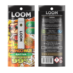 Vaper desechable Loom Mango Haze Sativa 1ml Superior Mix Acan