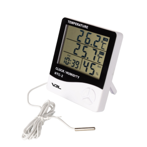 VDL large screen thermohygrometer (with probe)