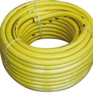 Yellow anti-twist hose 1 m