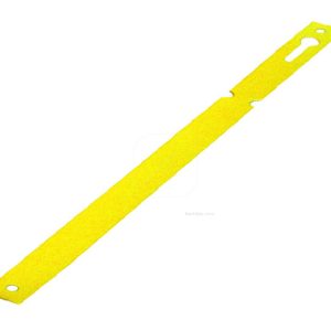 Etiqueta bucle amarilla 2x21cm (100 uds)