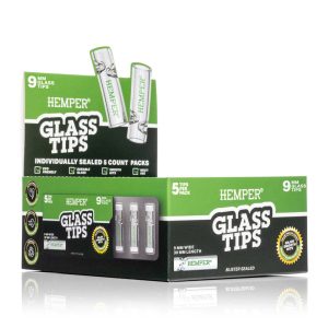 Boquillas de borosilicato 9 mm Hemper