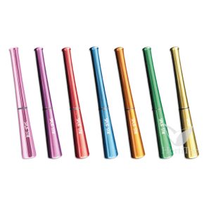 Pipa spliff-stick acero inoxidable rojo