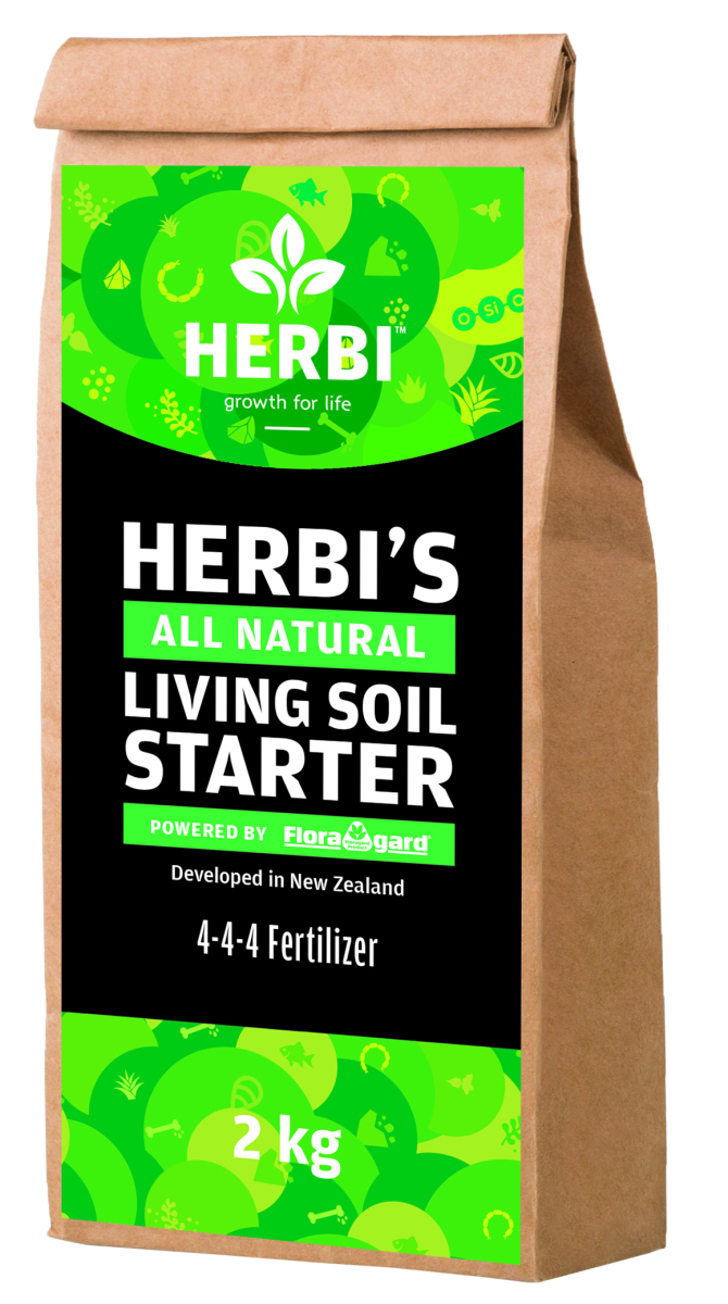 Herbi's Living Soil Starter 4-4-4 1 Kg Floragard