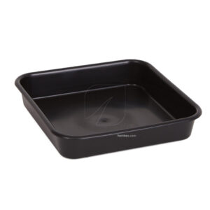Plato cuadrado compatible con maceta 20/22 cm (25 uds)