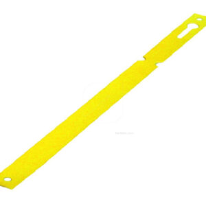 Etiqueta bucle amarilla 2x21cm (100 uds)